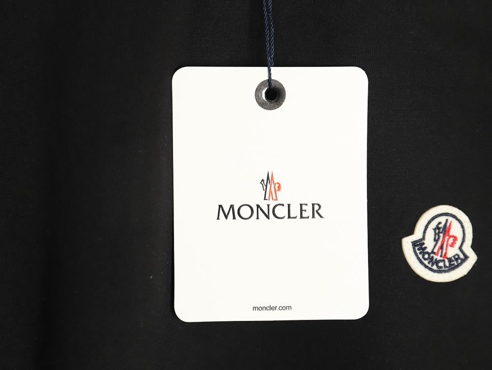 Moncler embroidered letter jacquard short-sleeved T-shirt TSK1