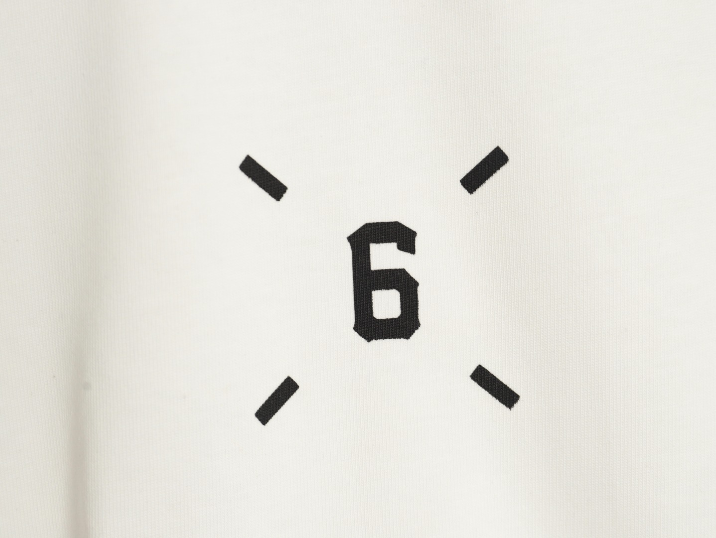 Maison Margiela printed logo crew neck short sleeve T-shirt