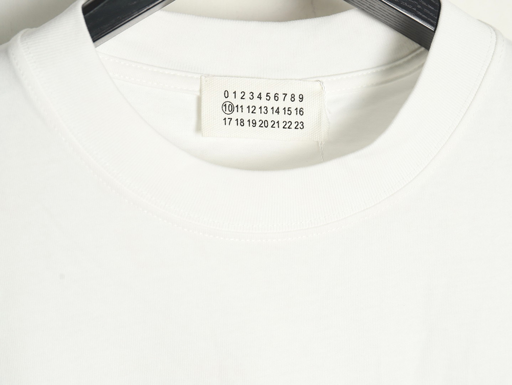 Maison Margiela musical note letter print short-sleeved T-shirt