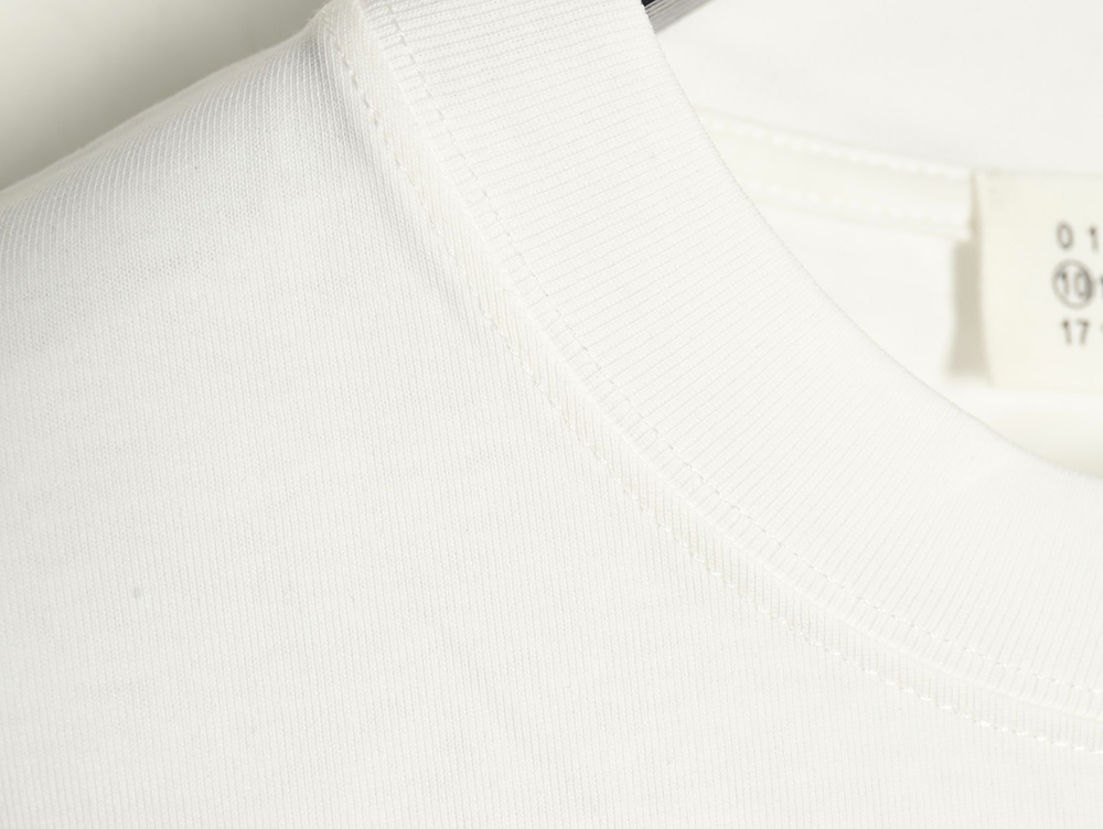 Maison Margiela musical note letter print short-sleeved T-shirt