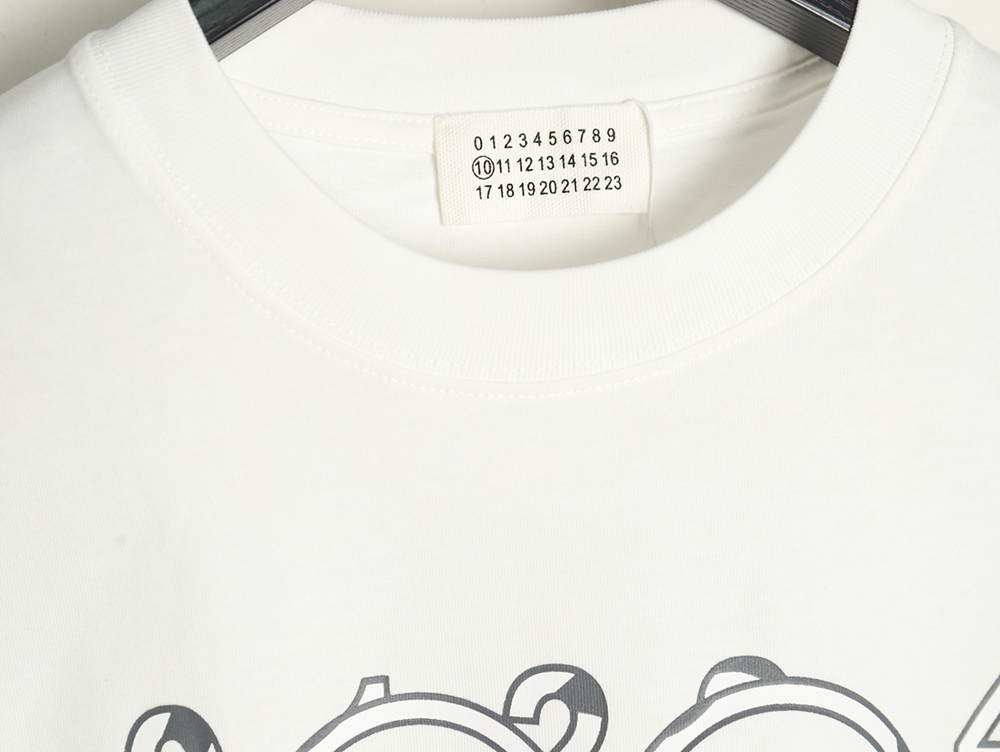 Maison Margiela double m print short-sleeved T-shirt