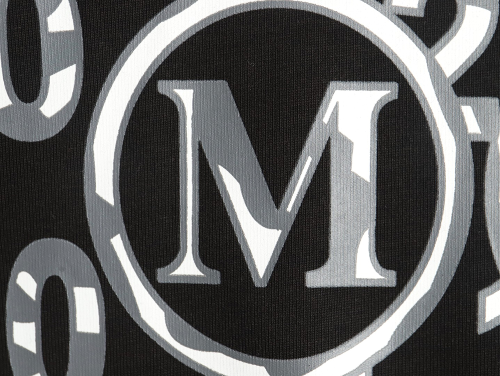 Maison Margiela double m print short-sleeved T-shirt TSK1