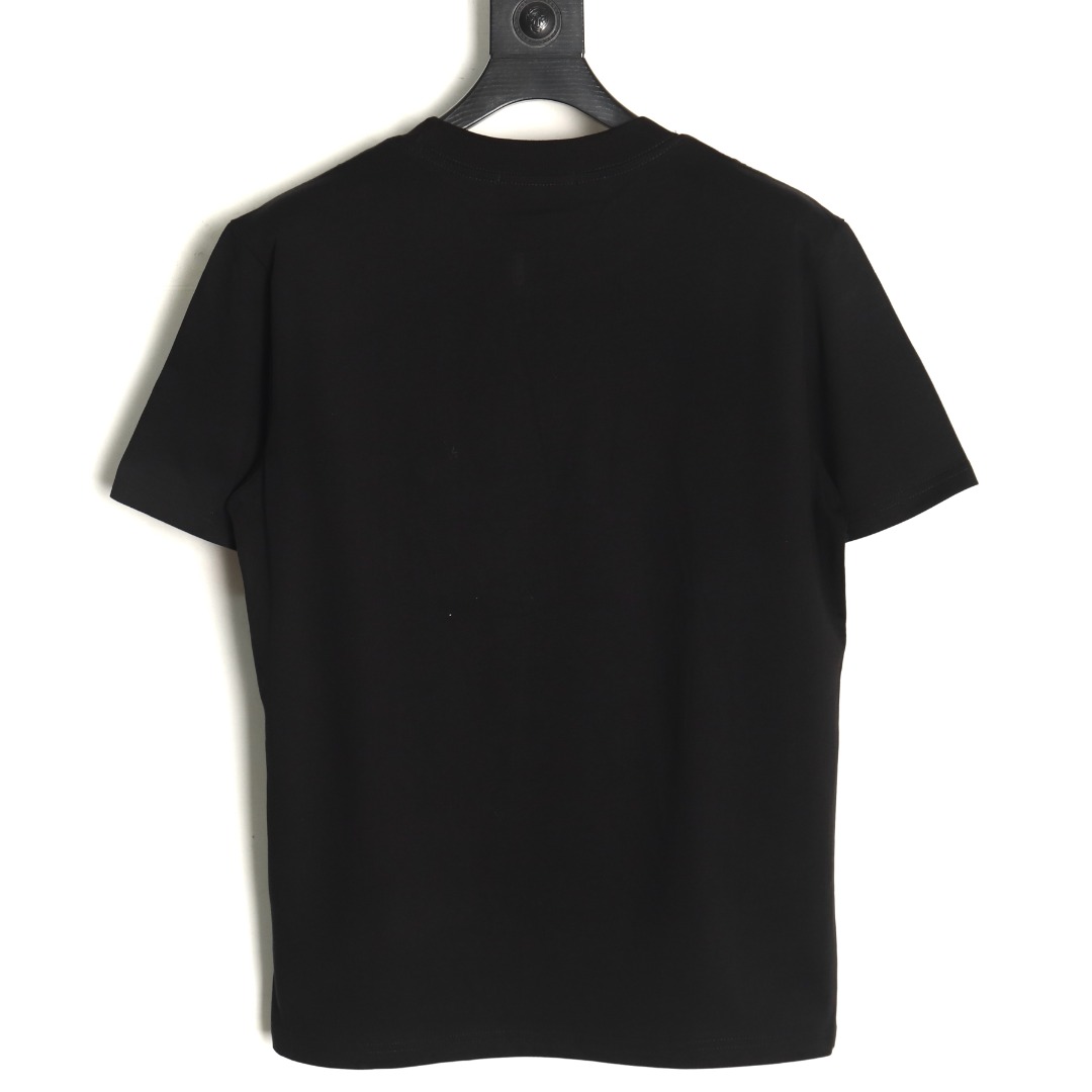 Prada triangle logo leather tag pocket short sleeves TSK1