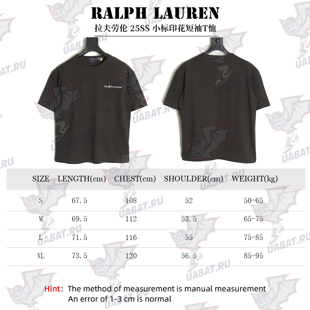 Ralph Lauren Small Logo Print Short Sleeve T-shirt TSK1