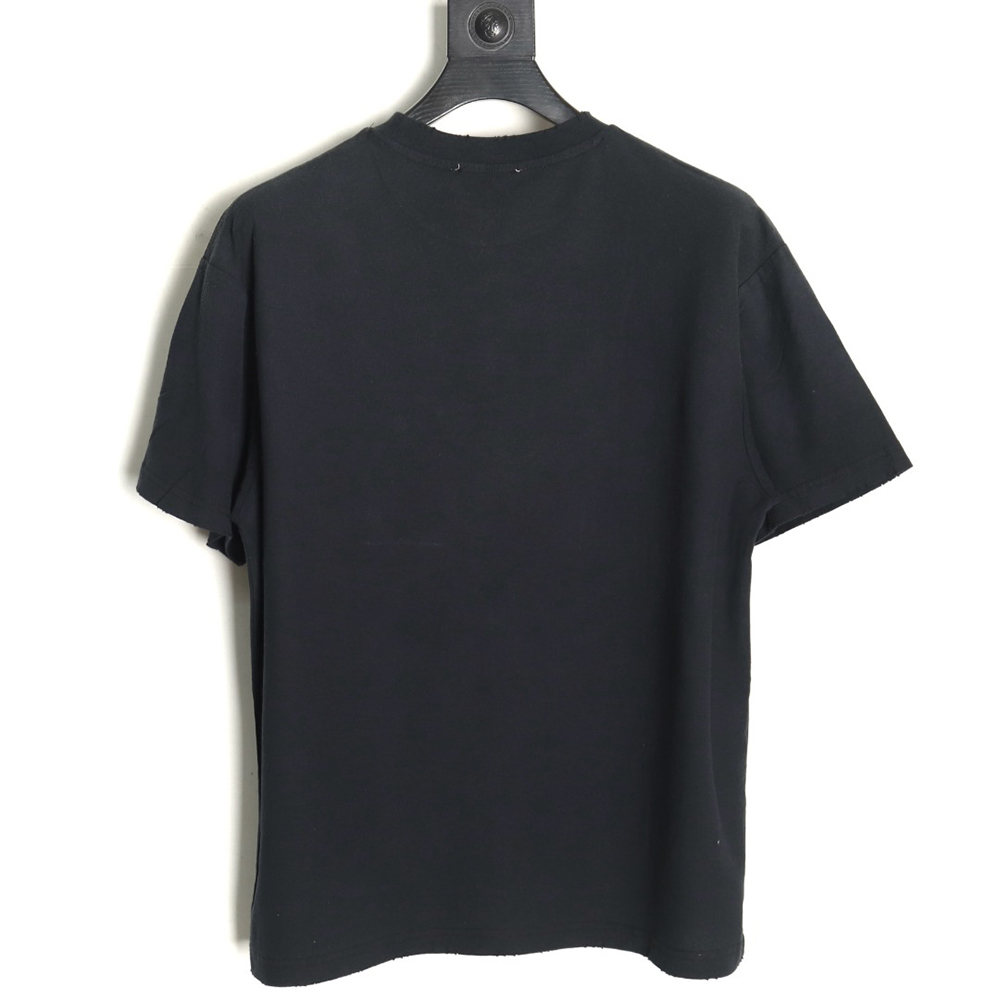 Acne Studios Gradient Mottled 1996 Lettering Print Short Sleeve T-shirt TSK3