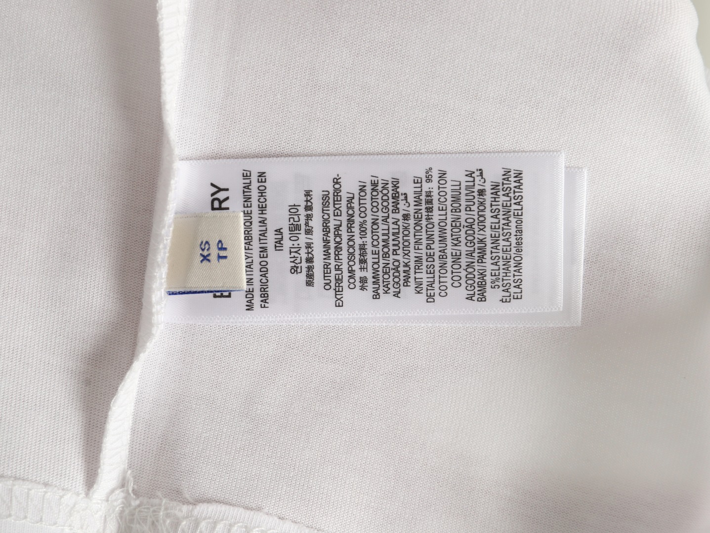 Burberry Gold Leaf Logo Short Sleeve T-Shirt