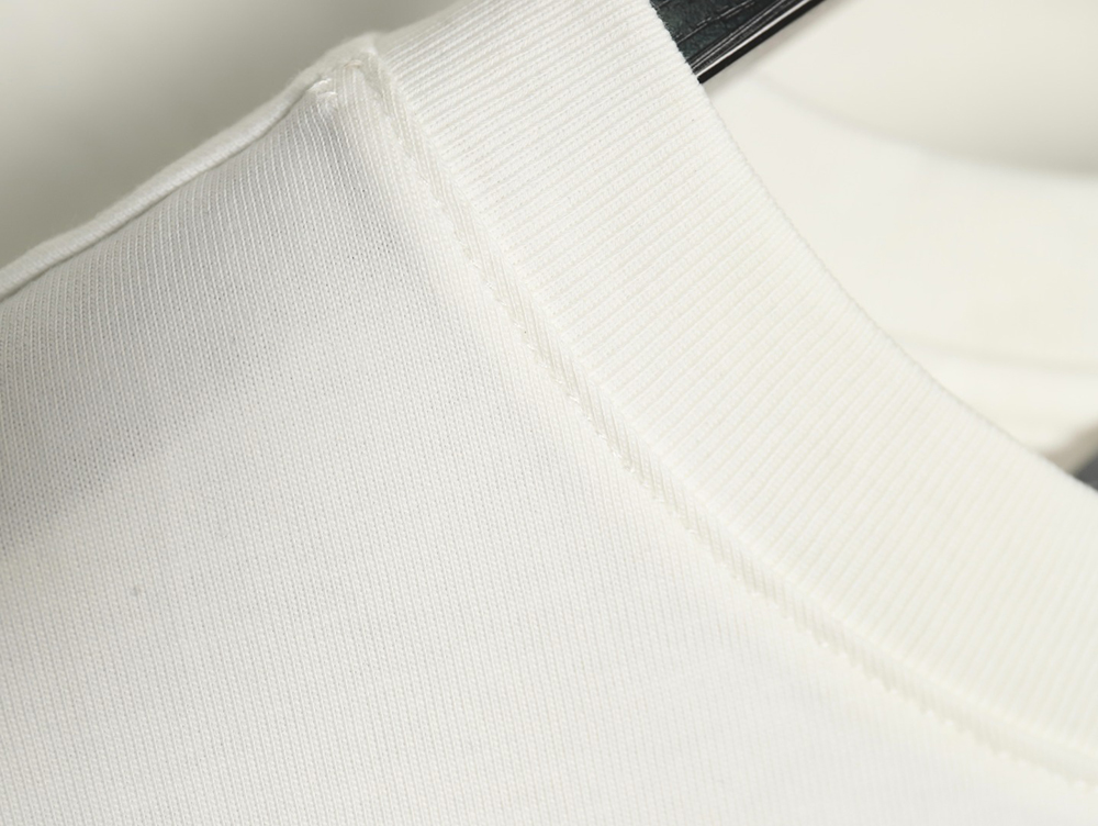 Burberry Check Pocket Taped Letters Short Sleeves