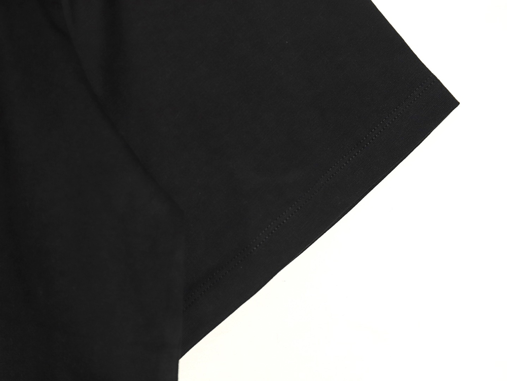 Burberry Check Pocket Taped Letters Short Sleeves TSK1