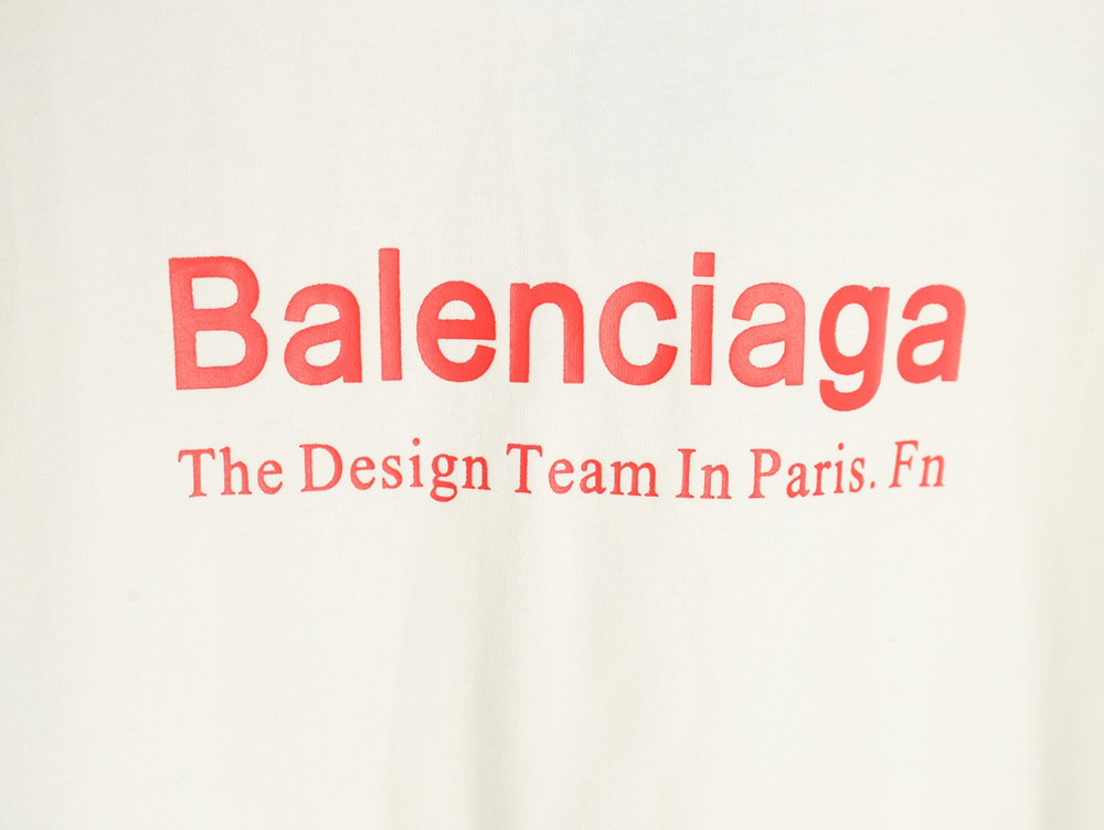 Balenciaga Fashion Newspaper Print Thickened Short Sleeve T-Shirt