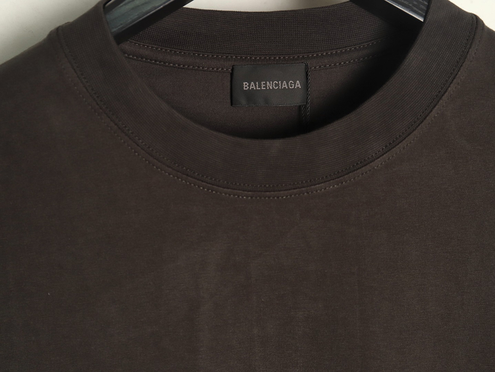 Balenciaga Square Double B Lock Print Short Sleeve T-shirt