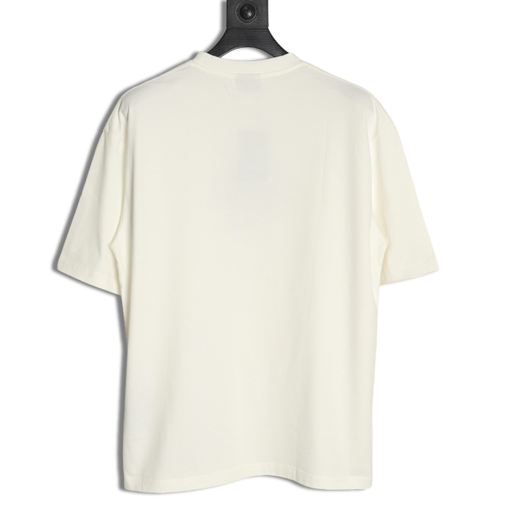 Balenciaga Halo Print Pop Embroidery Short Sleeve T-Shirt
