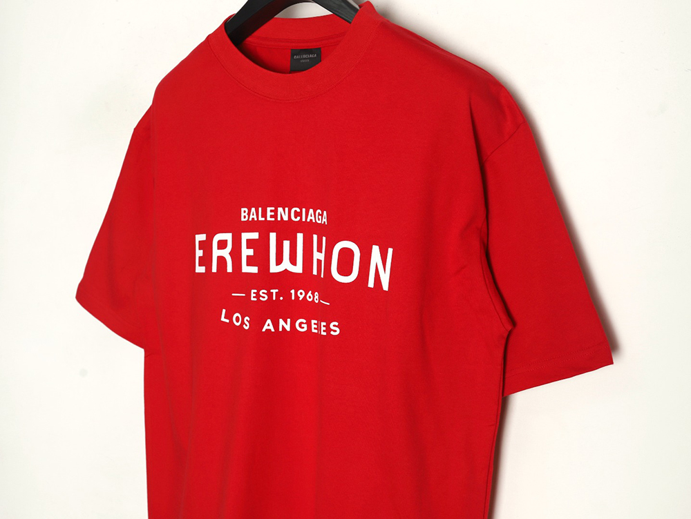 Balenciaga erewhon Supermarket Joint Print Short Sleeve T-Shirt