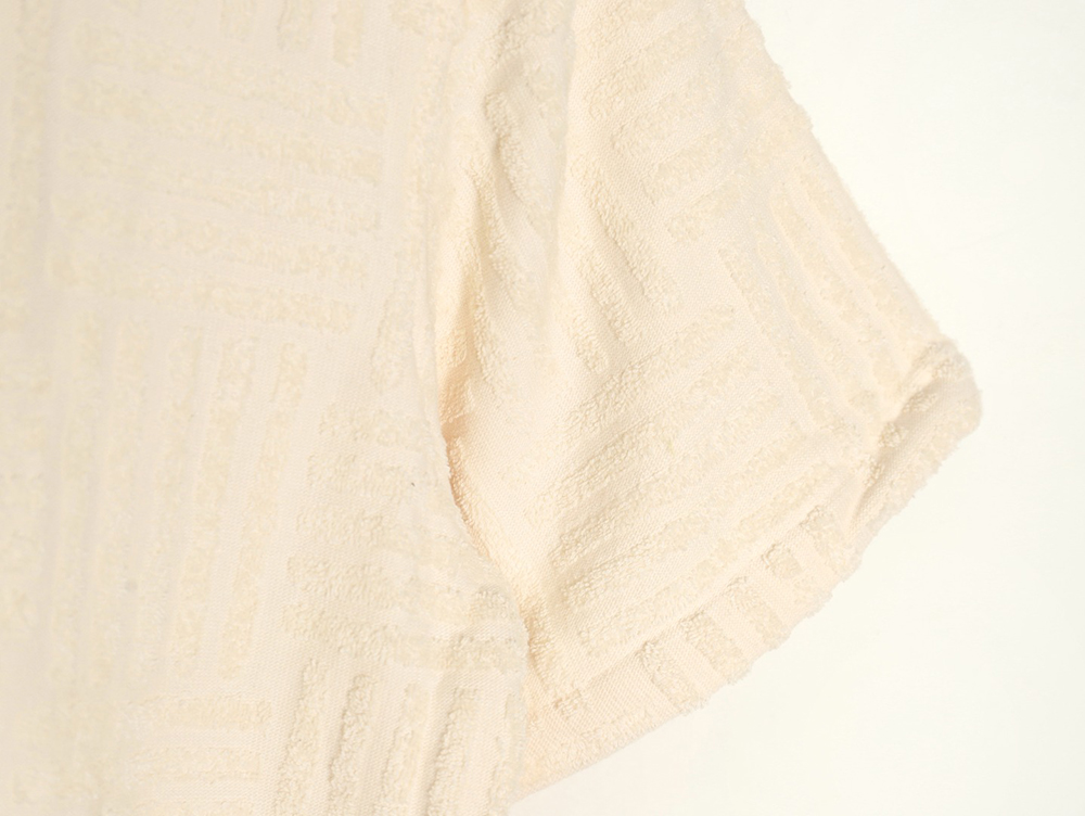 Bottega Veneta Towel Weave Short Sleeve Shirt