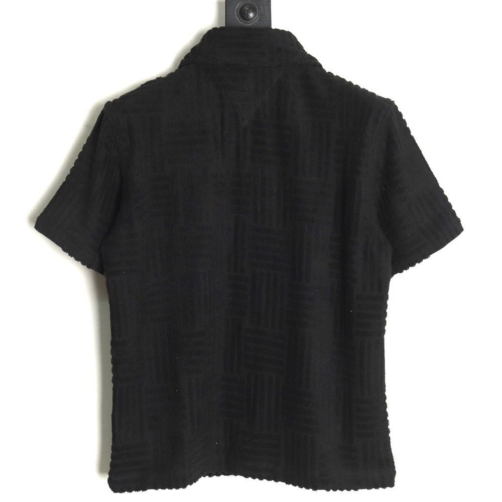 Bottega Veneta Towel Weave Short Sleeve Shirt TSK1