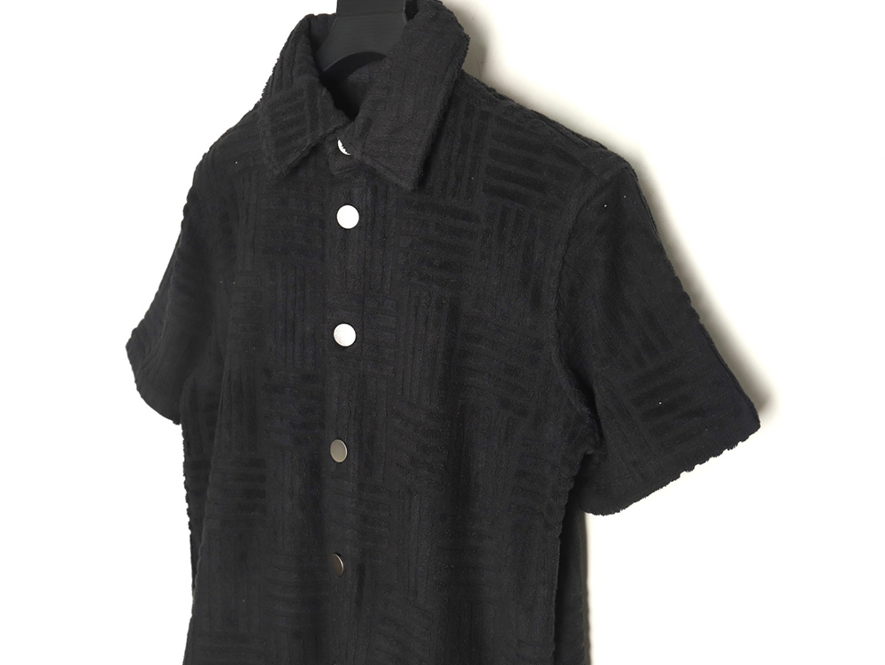 Bottega Veneta Towel Weave Short Sleeve Shirt TSK1
