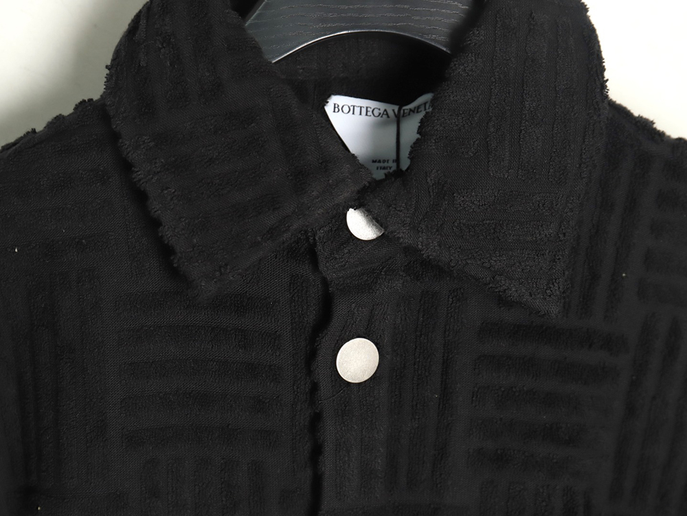 Bottega Veneta Towel Weave Short Sleeve Shirt TSK1
