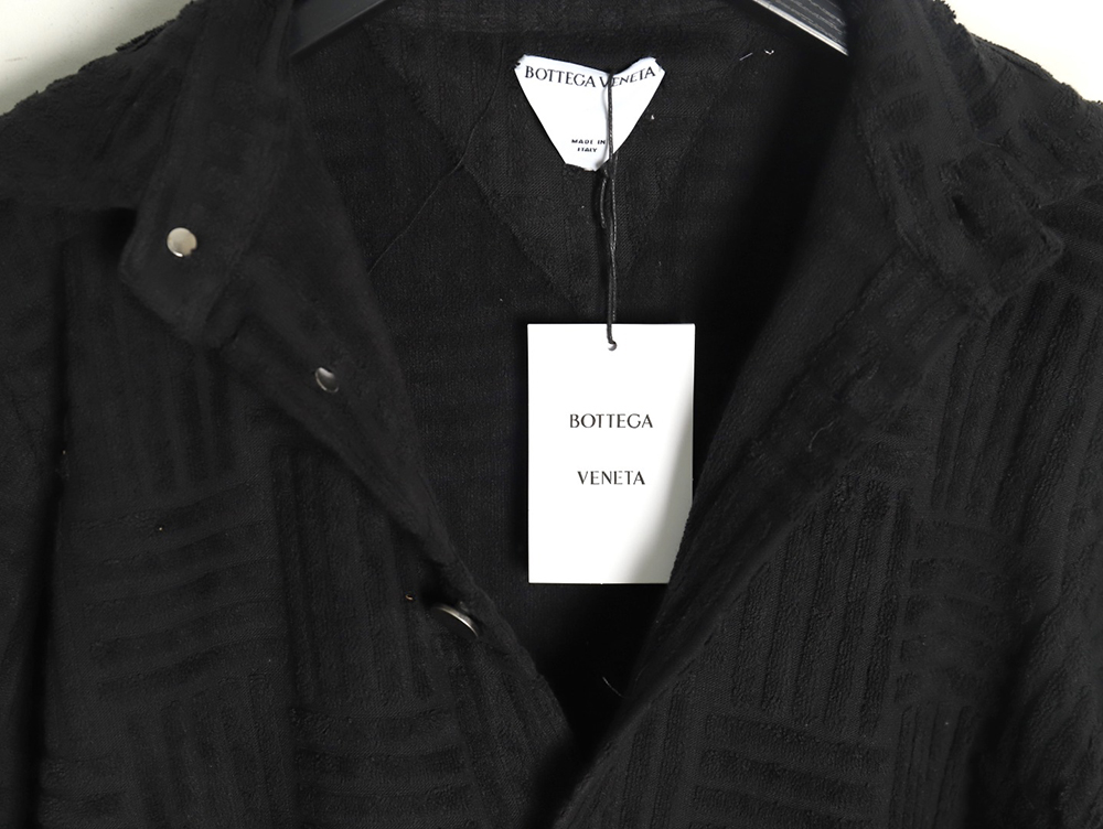 Bottega Veneta Towel Weave Short Sleeve Shirt TSK1