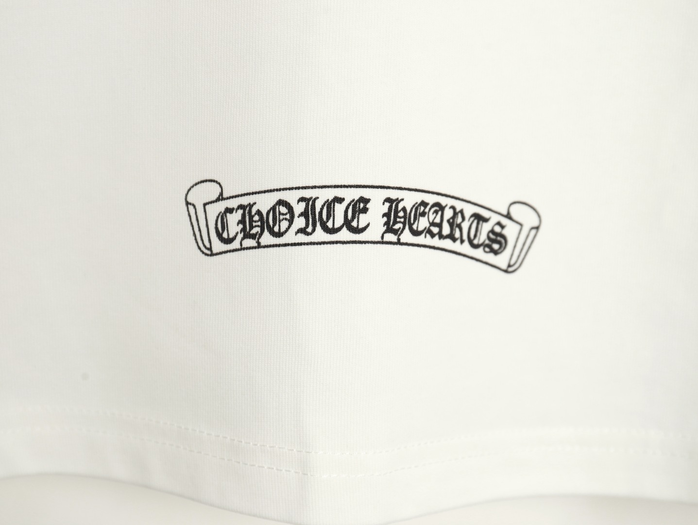 Chrome Hearts Sanskrit cross heavy foam print T-shirt