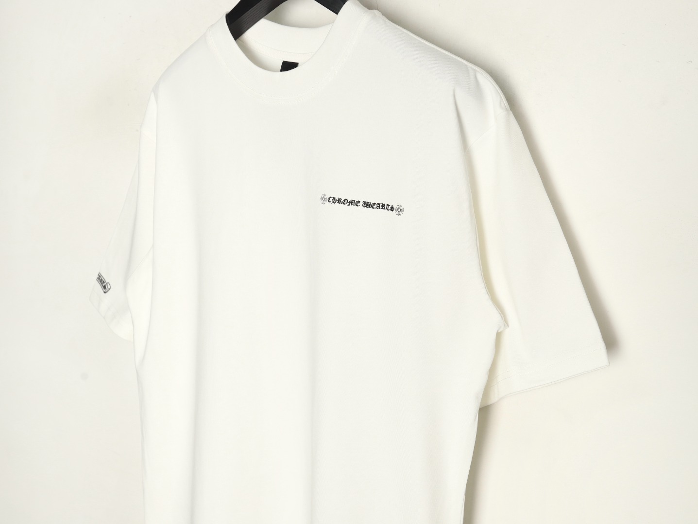 Chrome Hearts Sanskrit cross heavy foam print T-shirt