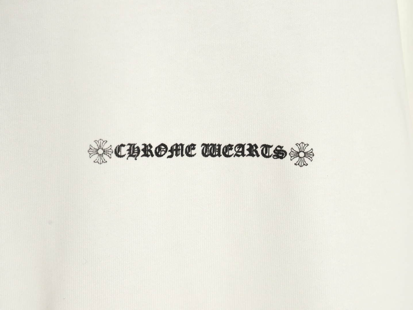 Chrome Hearts Sanskrit cross heavy foam print T-shirt