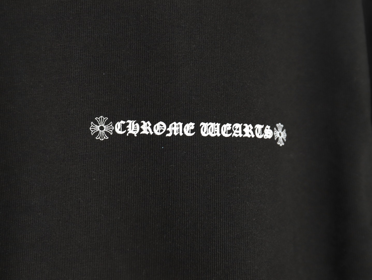 Chrome Hearts Sanskrit cross heavy foam print T-shirt TSK1