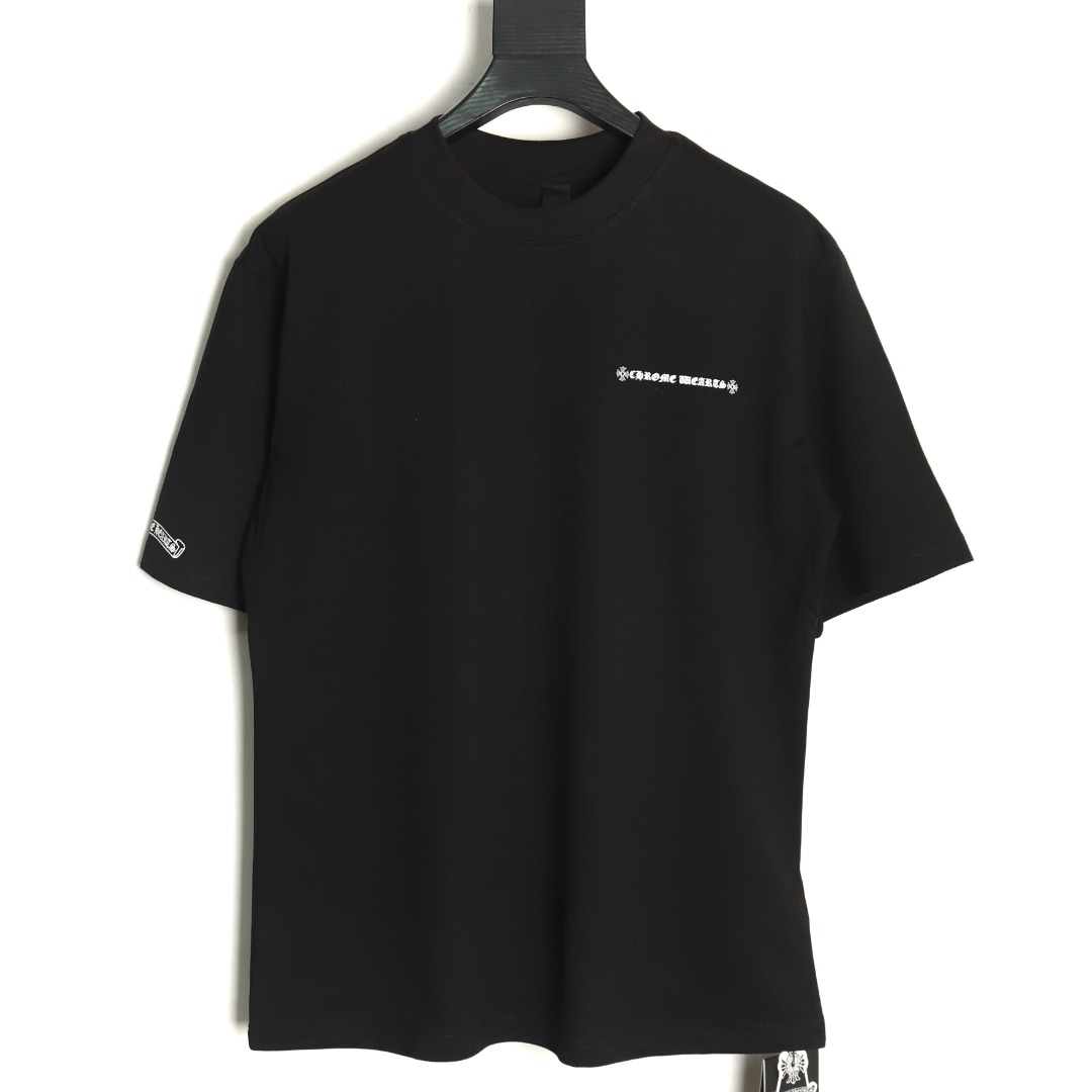 Chrome Hearts Sanskrit cross heavy foam print T-shirt TSK1