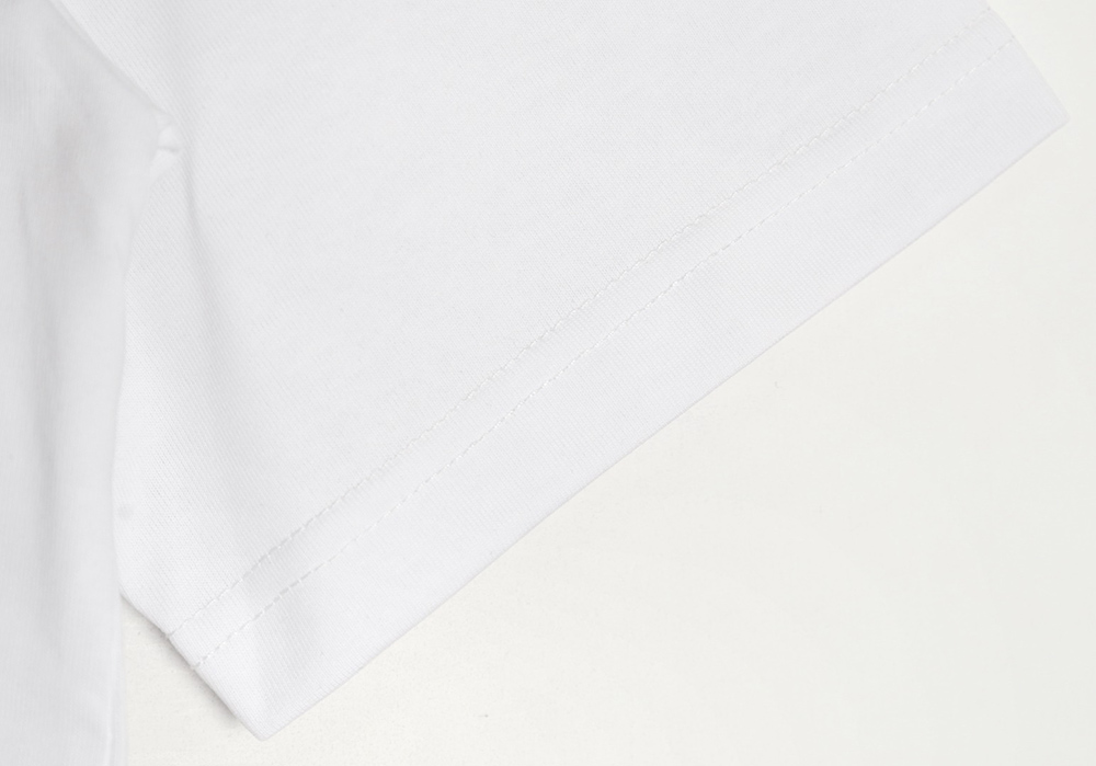 Dior chest logo embroidered lettering short sleeve T-shirt