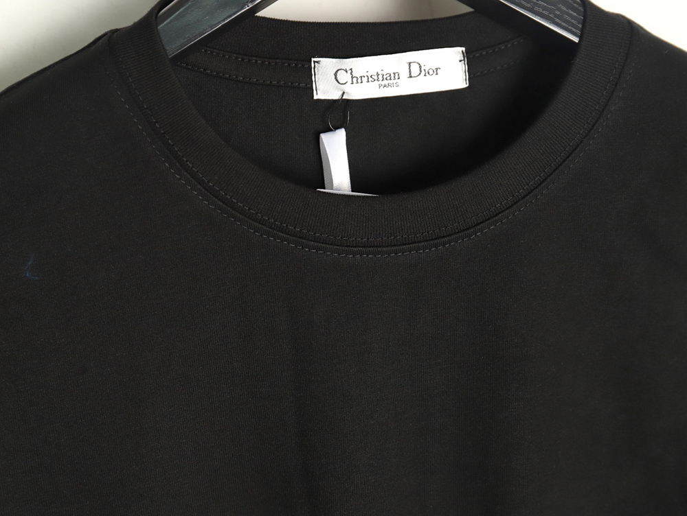 Dior chest logo embroidered lettering short sleeve T-shirt TSK1