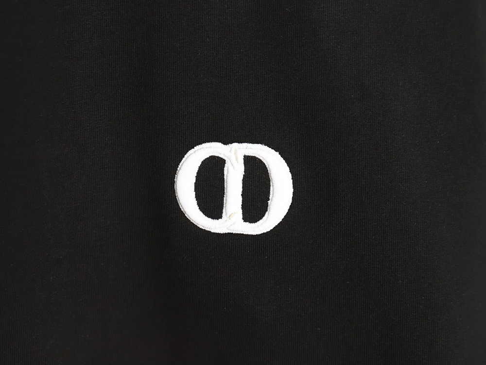 Dior chest logo embroidered lettering short sleeve T-shirt TSK1