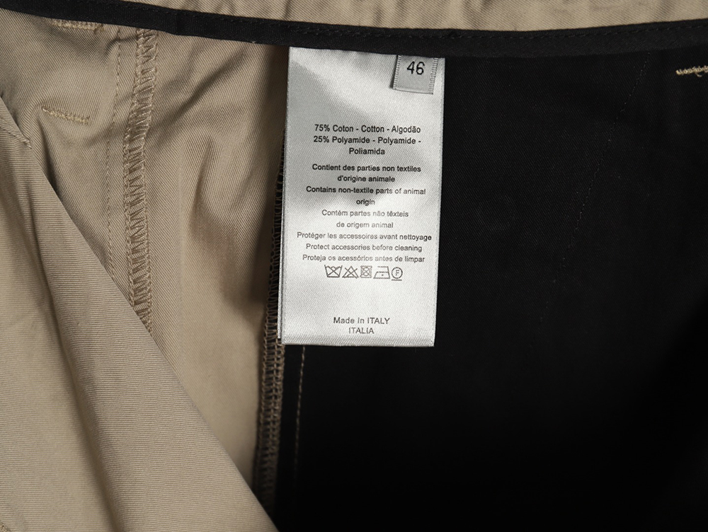 Dior detachable saddle bag cargo trousers