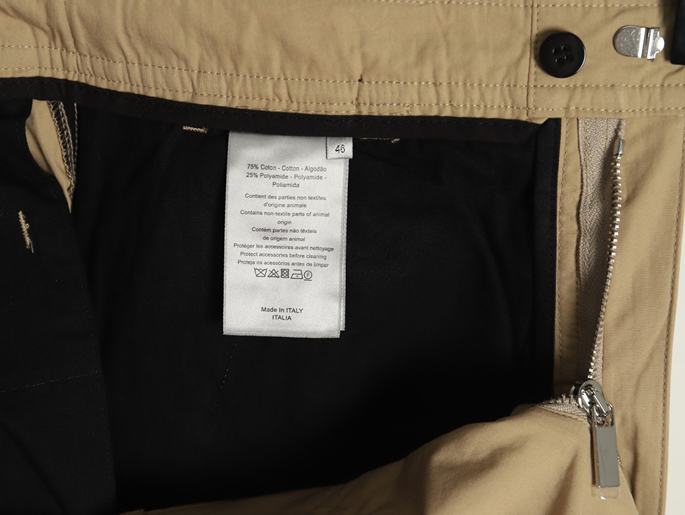 Dior Lock-Button Cargo Shorts