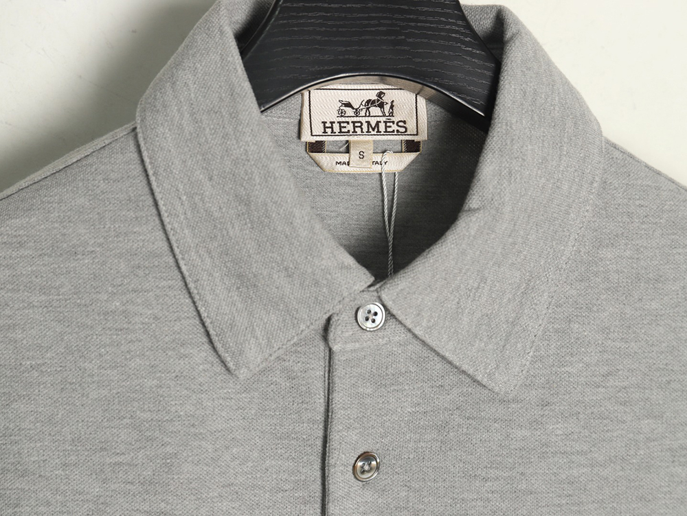 Hermes Double Pocket Polo Short Sleeve T-Shirt