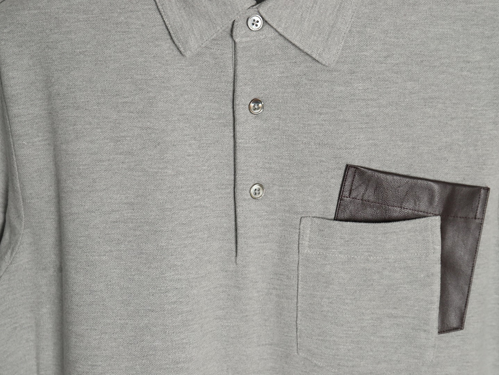 Hermes Double Pocket Polo Short Sleeve T-Shirt
