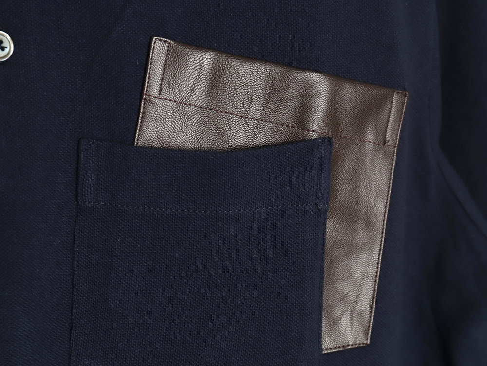 Hermes Double Pocket Polo Short Sleeve T-Shirt TSK1