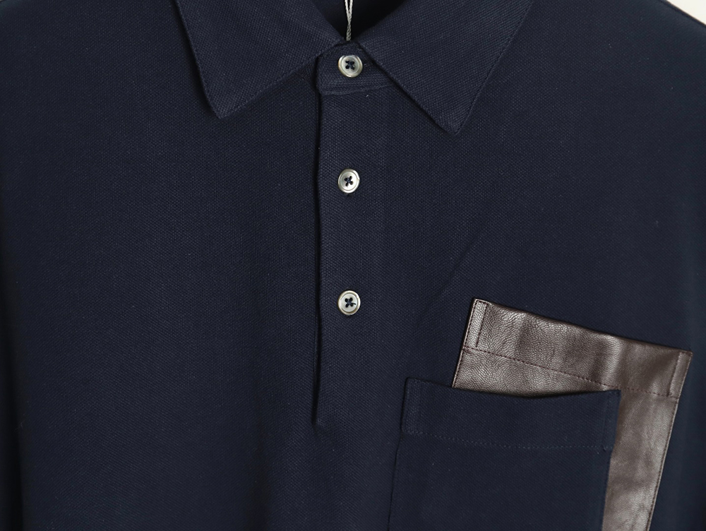 Hermes Double Pocket Polo Short Sleeve T-Shirt TSK1