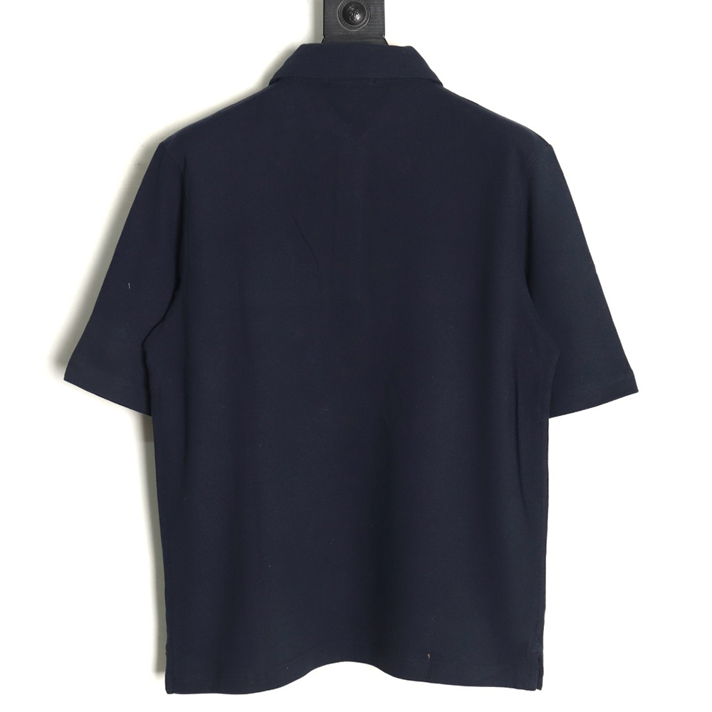 Hermes Double Pocket Polo Short Sleeve T-Shirt TSK1