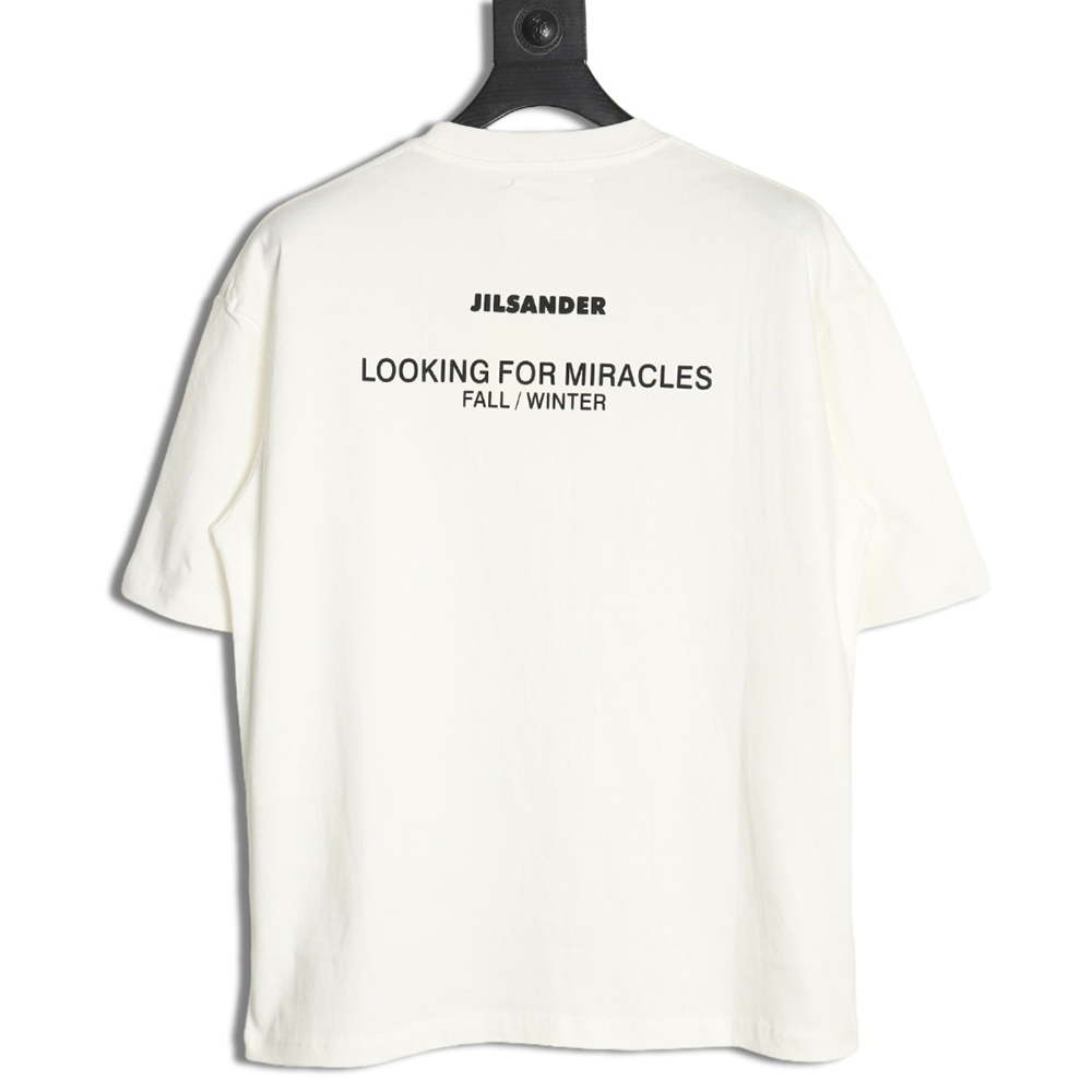 JIL SANDER Lettering Printed Short-Sleeved T-Shirt
