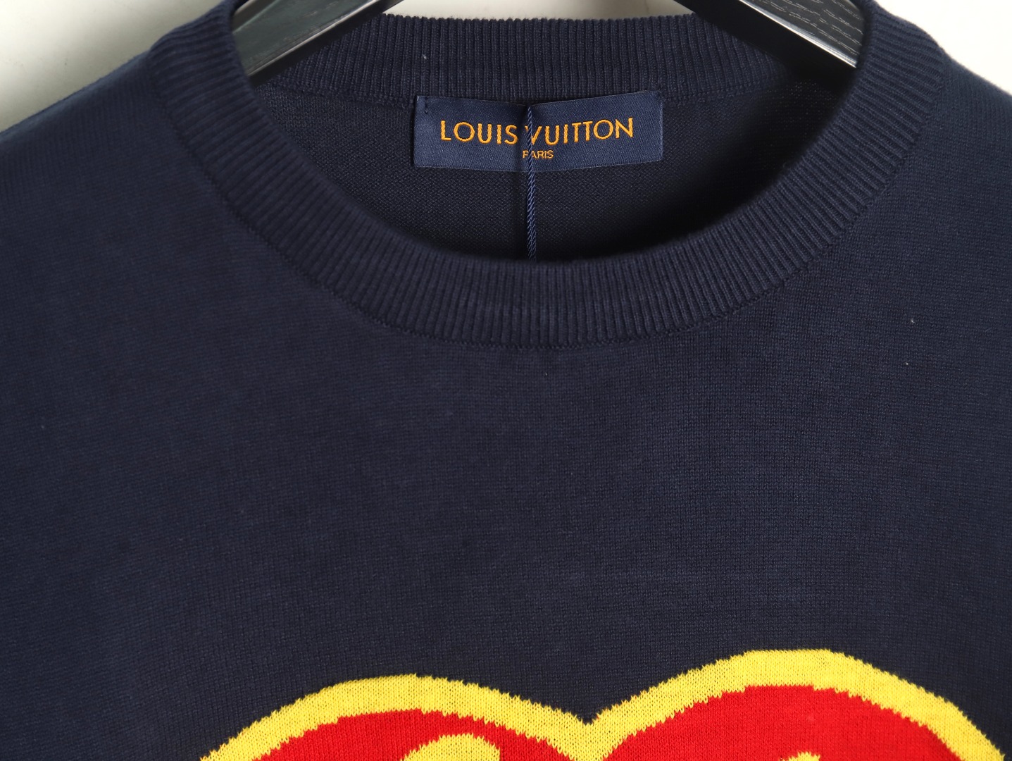 Louis Vuitton Nigo Heart Jacquard Wool Short Sleeves