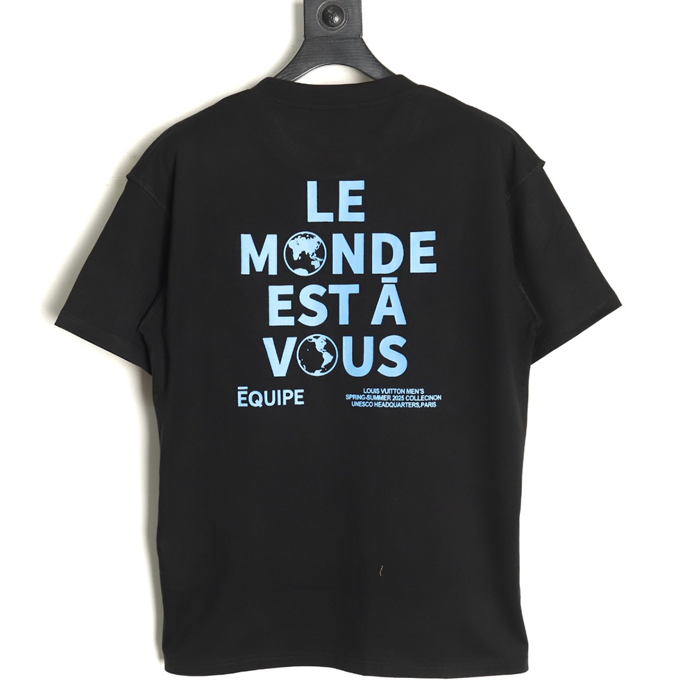 Louis Vuitton Pharrell Designed Show Staff Short-Sleeved T-Shirt TSK1