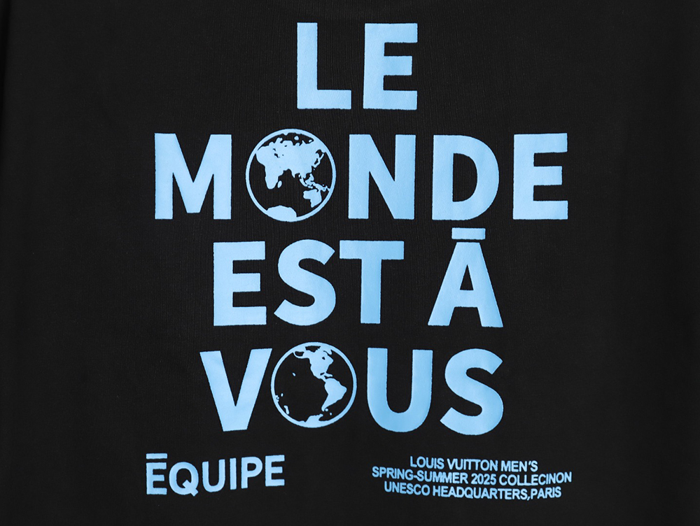 Louis Vuitton Pharrell Designed Show Staff Short-Sleeved T-Shirt TSK1
