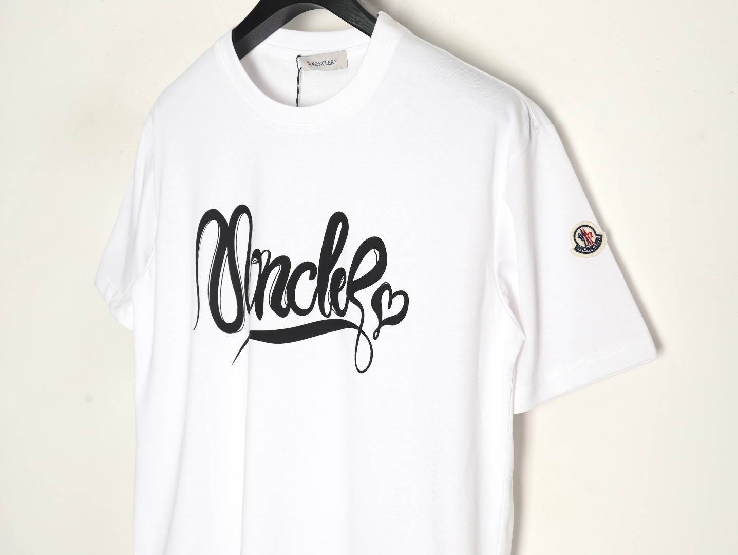 Moncler Year of the Snake 3D Printed Logo Short Sleeve T-Shirt