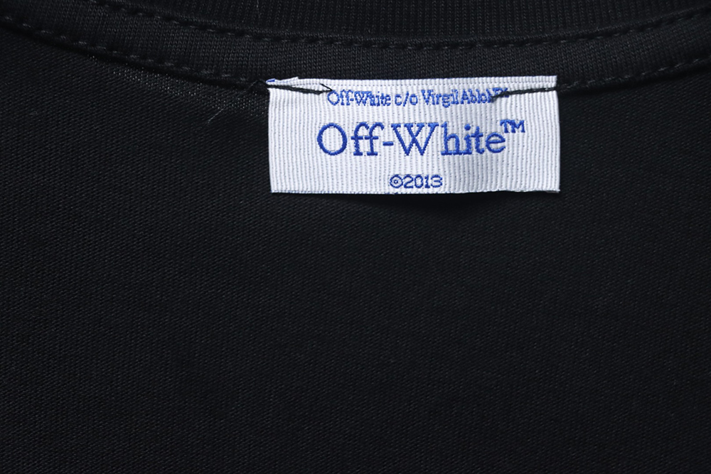Off-White eye letter logo short-sleeved T-shirt