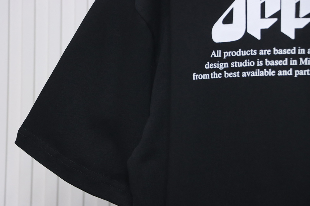 Off-White eye letter logo short-sleeved T-shirt