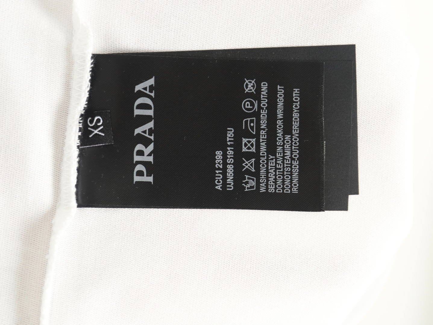 Prada chest small logo short sleeves