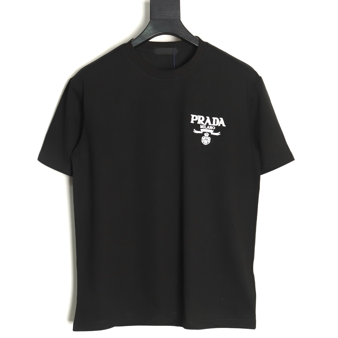 Prada chest small logo short sleeves TSK1