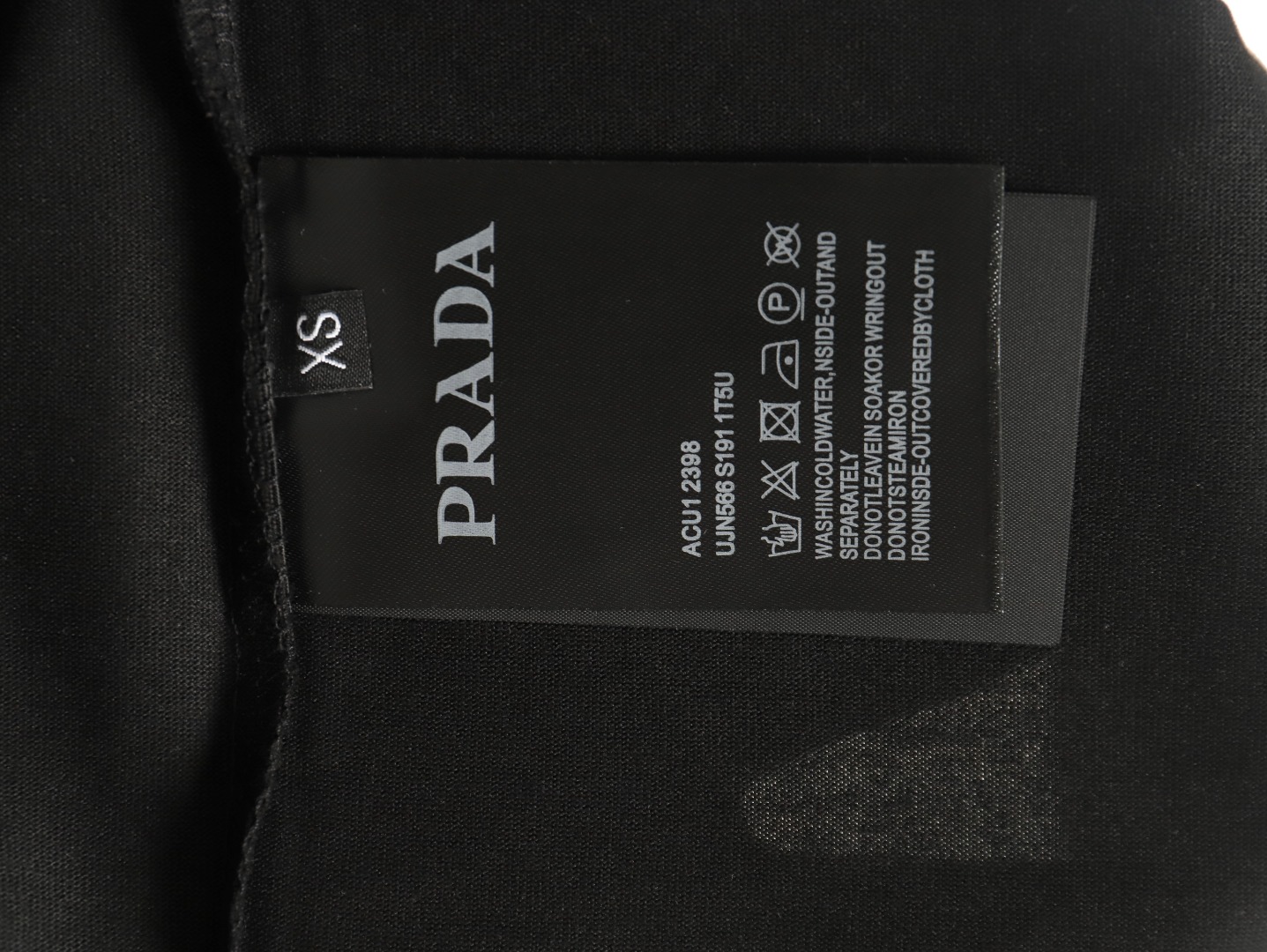 Prada chest small logo short sleeves TSK1