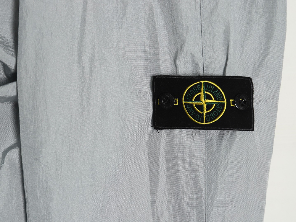 Stone Island Solid Metallic Nylon Stretch Pants