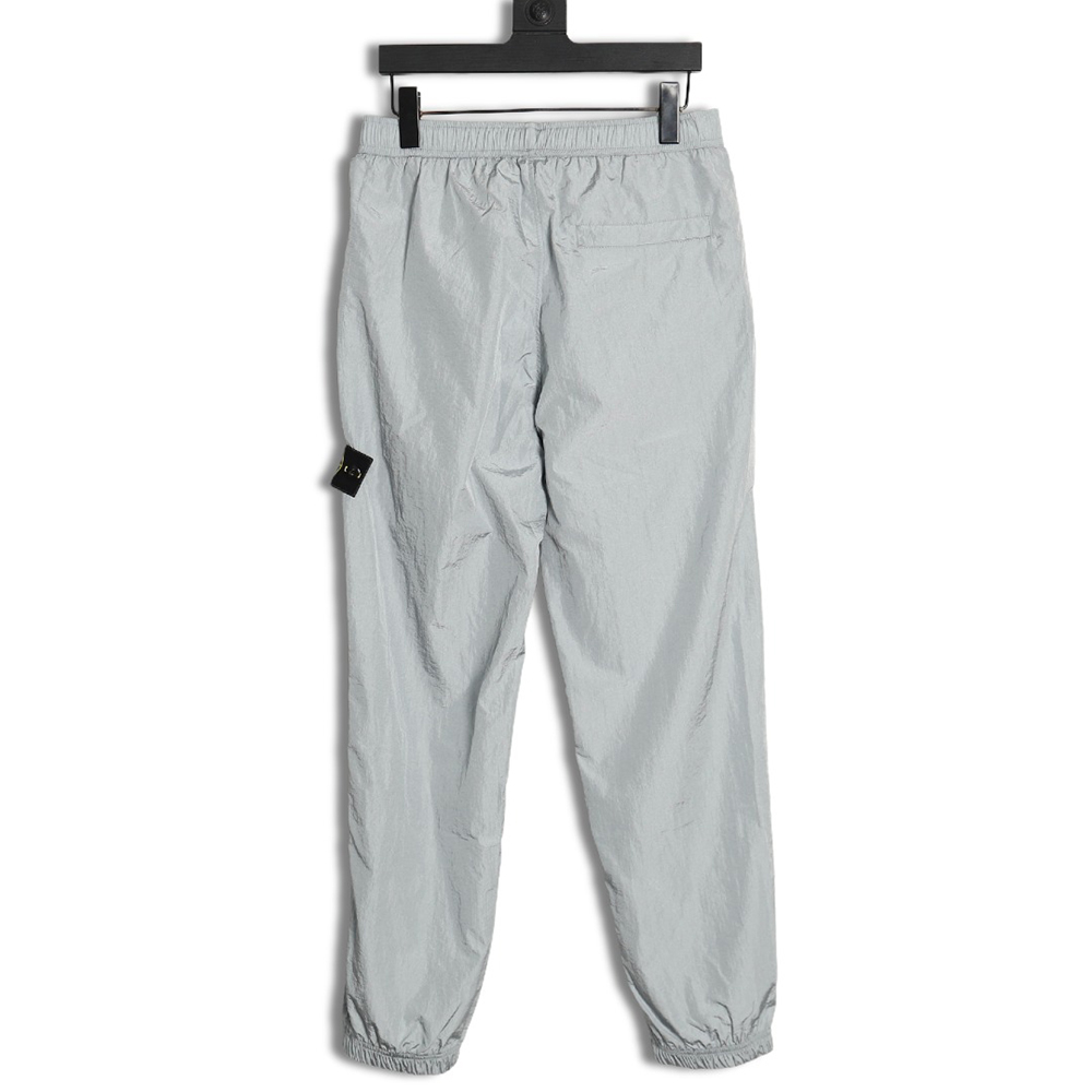 Stone Island Solid Metallic Nylon Stretch Pants