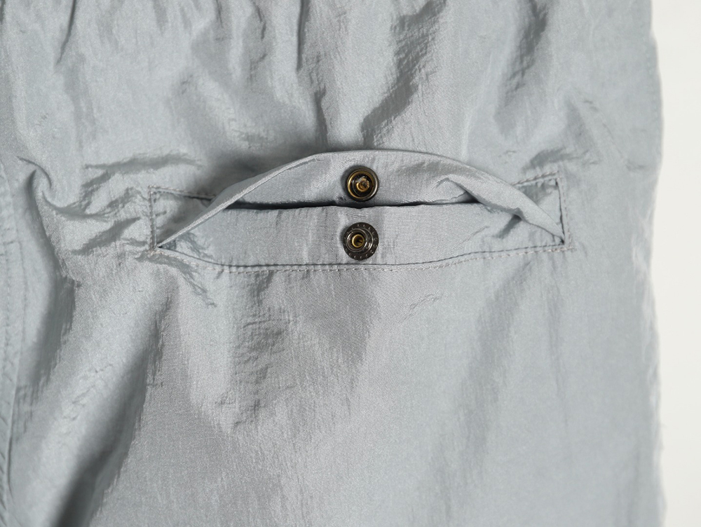 Stone Island Solid Metallic Nylon Stretch Pants