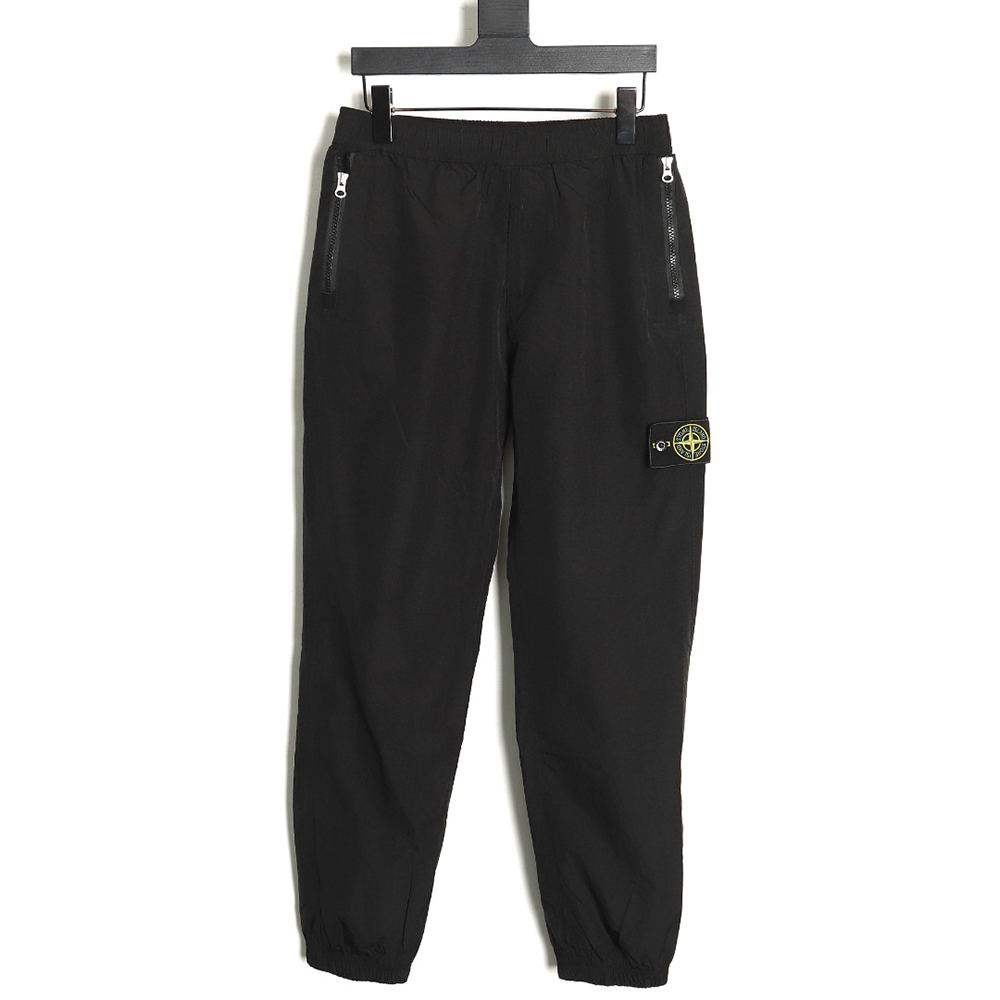 Stone Island Solid Metallic Nylon Stretch Pants TSK1